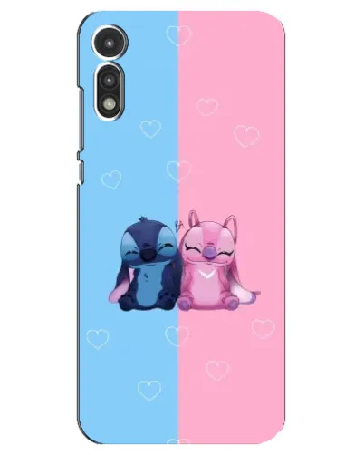 Чехол для Motorola MOTO E 2020 с картинкой «Stitch и Angel Love» Чехол для Motorola MOTO E 2020 с картинкой «Stitch и Angel Love»