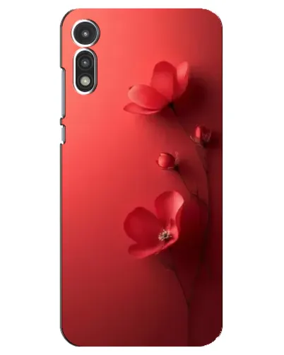 Чехол для Motorola MOTO E 2020 с картинкой «Маковые соцветия»