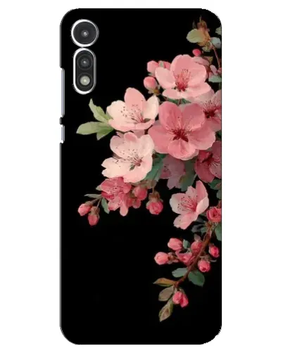 Чехол для Motorola MOTO E 2020 с картинкой «Розовая ветка сакуры»