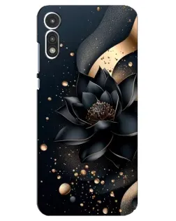 Чехол для Motorola MOTO E 2020 с картинкой «Черный лотос»
