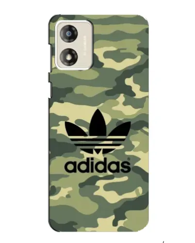 Чехол для Motorola MOTO E13 с картинкой «Милитари стиль Adidas»