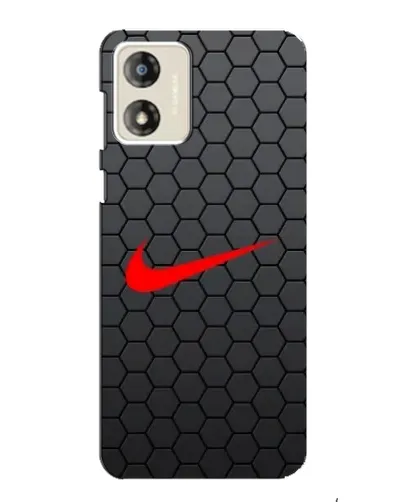 Чехол для Motorola MOTO E13 с картинкой «Nike — карбоновая сетка»