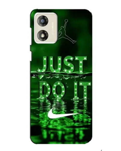 Чехол для Motorola MOTO E13 с картинкой «Зеленый неоновый Nike»