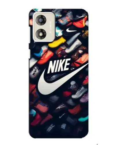 Чехол для Motorola MOTO E13 с картинкой «Коллекция кроссовок Nike»