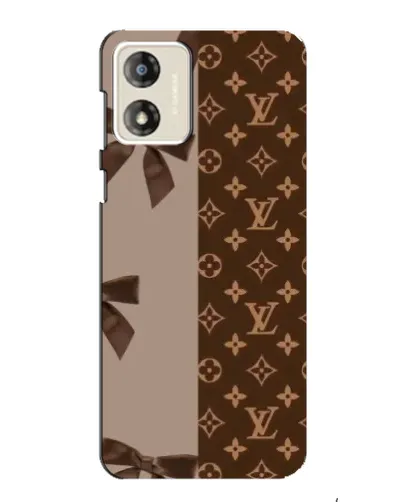 Чехол для Motorola MOTO E13 с картинкой «Louis Vuitton — банты»
