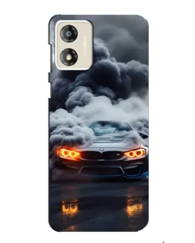 Чехол для Motorola MOTO E13 с картинкой «BMW в дыму» Чехол для Motorola MOTO E13 с картинкой «BMW в дыму»