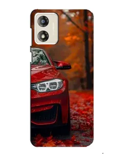 Чехол для Motorola MOTO E13 с картинкой «Осенняя BMW M4»