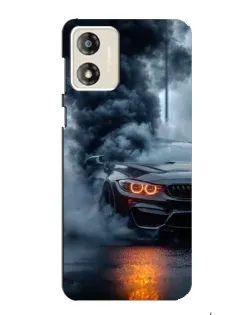 Чехол для Motorola MOTO E13 с картинкой «BMW M-Power — абстракция»