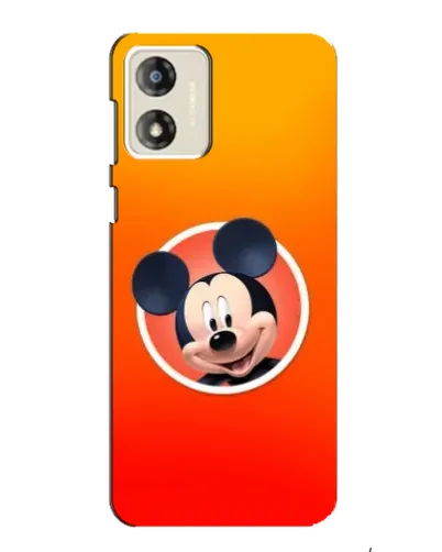 Чехол для Motorola MOTO E13 с картинкой «Mickey в круге»