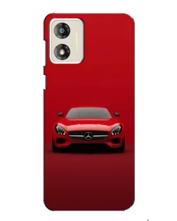 Чехол для Motorola MOTO E13 с картинкой «Красный Mercedes AMG»