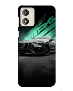 Чехол для Motorola MOTO E13 с картинкой «Темный Mercedes AMG»