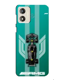 Чехол для Motorola MOTO E13 с картинкой «Mercedes AMG Petronas»