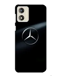 Чохол для Motorola MOTO E13 з картинкою «Mercedes на металі»