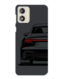Чехол для Motorola MOTO E13 с картинкой «Задняя часть Audi — арт»