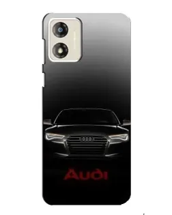 Чехол для Motorola MOTO E13 с картинкой «Audi — градиентный контур»