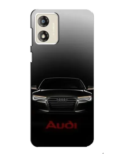 Чехол для Motorola MOTO E13 с картинкой «Audi — градиентный контур»