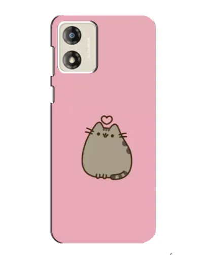 Чехол для Motorola MOTO E13 с картинкой «Pusheen сердце»