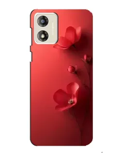 Чохол для Motorola MOTO E13 з картинкою «Макові суцвіття»