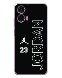 Чехол для Motorola Moto E14 с картинкой «Jordan Vertical»