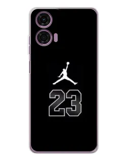 Чехол для Motorola Moto E14 с картинкой «Jordan Flight 23»