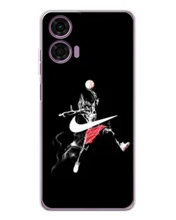 Чехол для Motorola Moto E14 с картинкой «Jordan Jumpman»