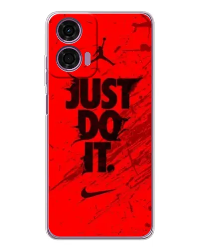 Чехол для Motorola Moto E14 с картинкой «Nike Just Do It» Чехол для Motorola Moto E14 с картинкой «Nike Just Do It»