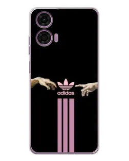 Чехол для Motorola Moto E14 с картинкой «Adidas Hands»