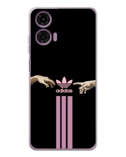 Чехол для Motorola Moto E14 с картинкой «Adidas Hands»