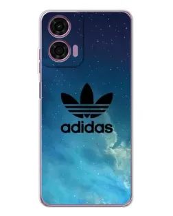 Чехол для Motorola Moto E14 с картинкой «Adidas Stone Logo»