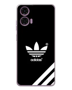 Чехол для Motorola Moto E14 с картинкой «Adidas с диагональными полосами»