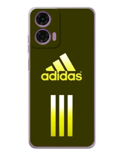 Чехол для Motorola Moto E14 с картинкой «Оливковый градиент Adidas»