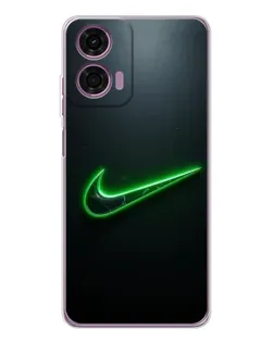 Чехол для Motorola Moto E14 с картинкой «Неоновый контур Nike» Чехол для Motorola Moto E14 с картинкой «Неоновый контур Nike»