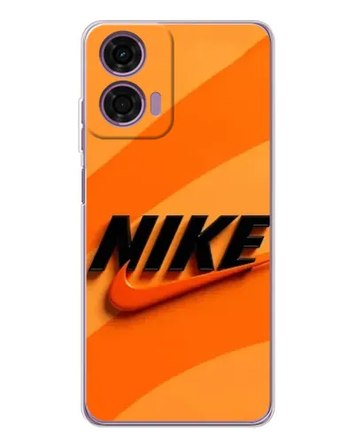 Чехол для Motorola Moto E14 с картинкой «Оранжевый драйв Nike» Чехол для Motorola Moto E14 с картинкой «Оранжевый драйв Nike»