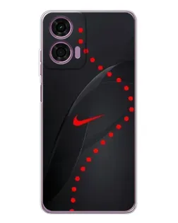 Чехол для Motorola Moto E14 с картинкой «Абстрактный дизайн Nike»
