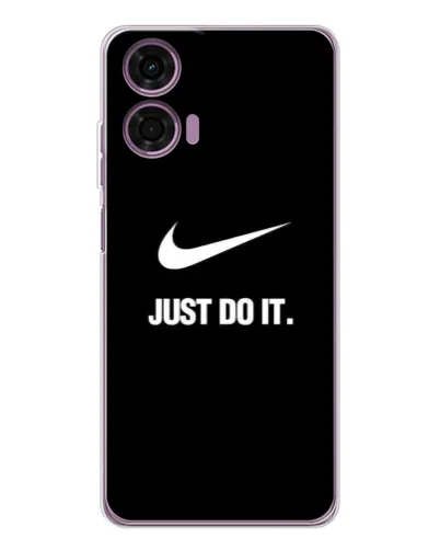 Чехол для Motorola Moto E14 с картинкой «Классический принт Nike» Чехол для Motorola Moto E14 с картинкой «Классический принт Nike»