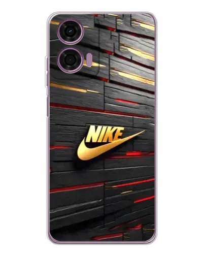 Чехол для Motorola Moto E14 с картинкой «Золотой Nike на металле» Чехол для Motorola Moto E14 с картинкой «Золотой Nike на металле»
