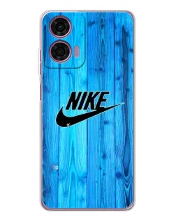 Чехол для Motorola Moto E14 с картинкой «Голубое дерево Nike»