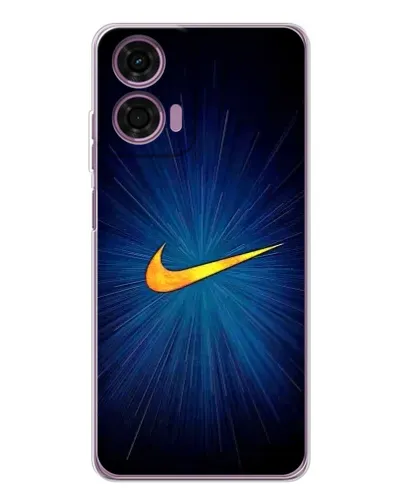 Чехол для Motorola Moto E14 с картинкой «Синий пульс Nike» Чехол для Motorola Moto E14 с картинкой «Синий пульс Nike»