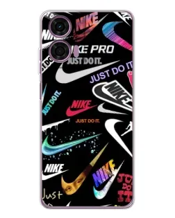Чехол для Motorola Moto E14 с картинкой «Nike — роскошь»