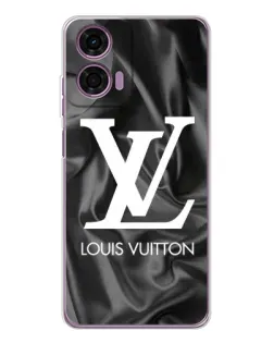 Чехол для Motorola Moto E14 с картинкой «Шелковый Louis Vuitton»