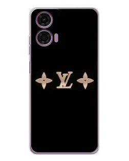Чехол для Motorola Moto E14 с картинкой «Louis Vuitton — минимализм»