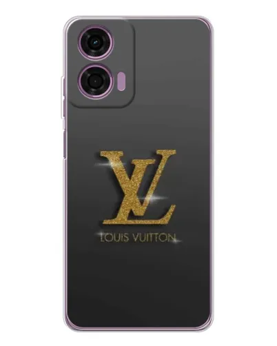 Чехол для Motorola Moto E14 с картинкой «Градиент Louis Vuitton»