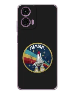Чехол для Motorola Moto E14 с картинкой «NASA — эмблема миссии» Чехол для Motorola Moto E14 с картинкой «NASA — эмблема миссии»