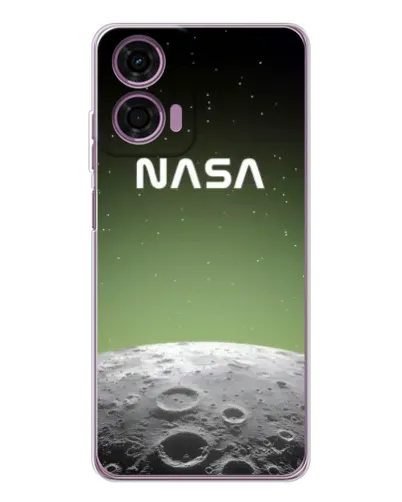 Чехол для Motorola Moto E14 с картинкой «NASA — лунный градиент» Чехол для Motorola Moto E14 с картинкой «NASA — лунный градиент»