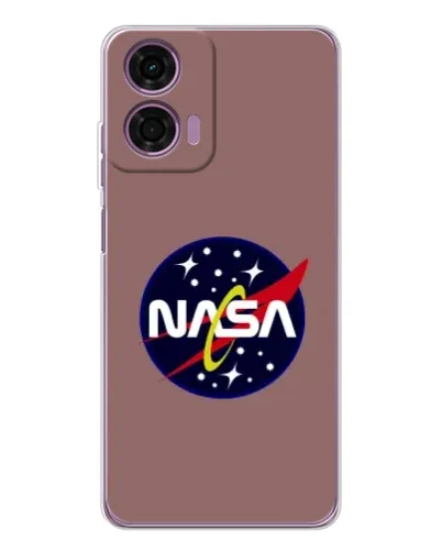 Чехол для Motorola Moto E14 с картинкой «NASA — ретро космос» Чехол для Motorola Moto E14 с картинкой «NASA — ретро космос»