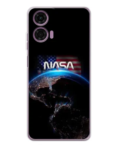 Чехол для Motorola Moto E14 с картинкой «Земля из космоса NASA» Чехол для Motorola Moto E14 с картинкой «Земля из космоса NASA»
