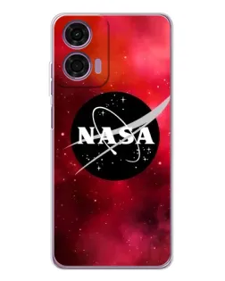 Чехол для Motorola Moto E14 с картинкой «NASA — красная туманность» Чехол для Motorola Moto E14 с картинкой «NASA — красная туманность»