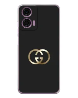 Чехол для Motorola Moto E14 с картинкой «Минимализм Gucci»