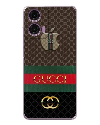 Чехол для Motorola Moto E14 с картинкой «Gucci — брендированный десерт» Чехол для Motorola Moto E14 с картинкой «Gucci — брендированный десерт»