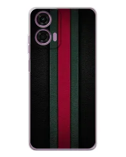 Чехол для Motorola Moto E14 с картинкой «Gucci — неоновая линия»
